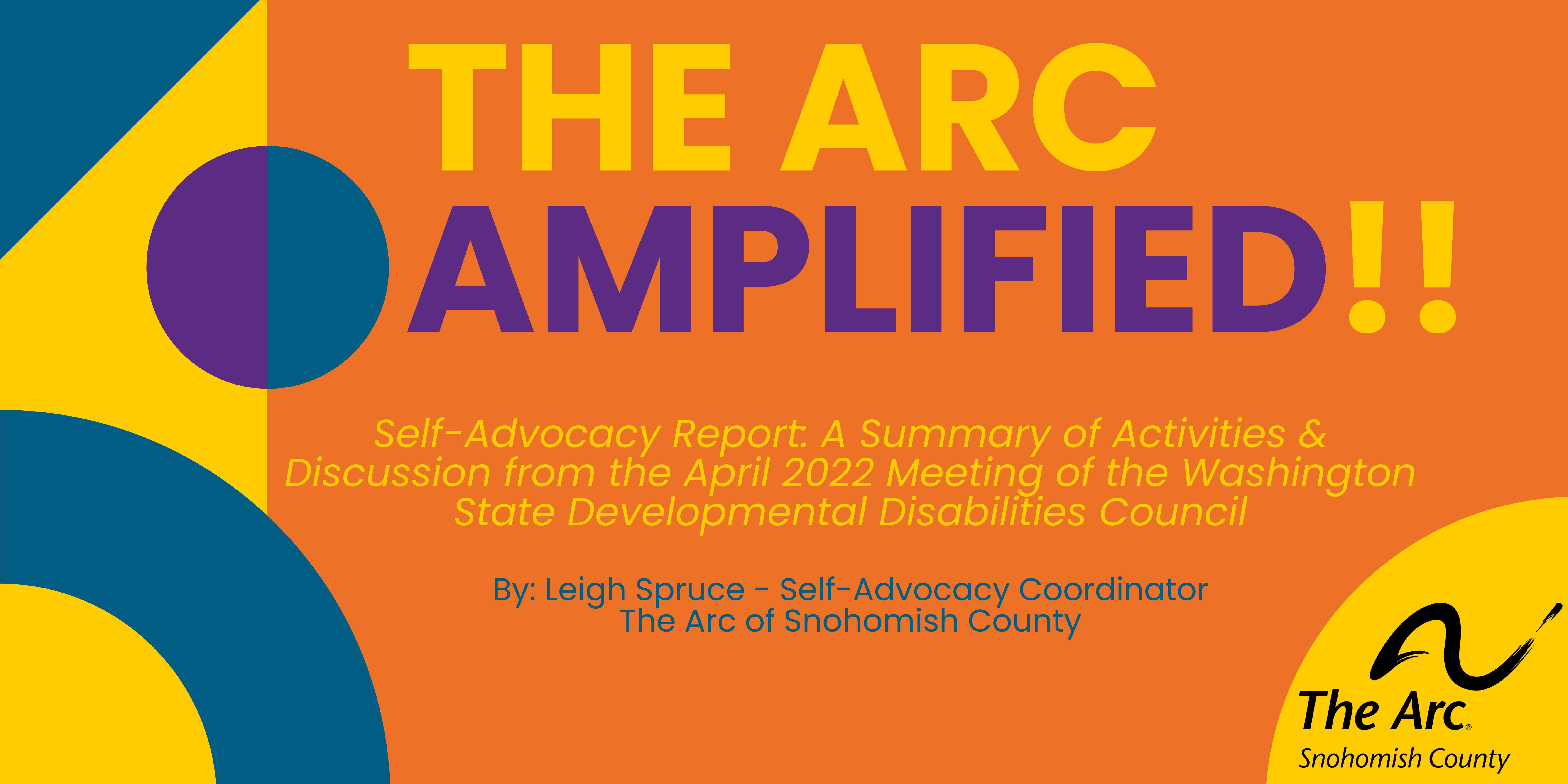 76. Self Advocacy Report DDC Meeting April 2022