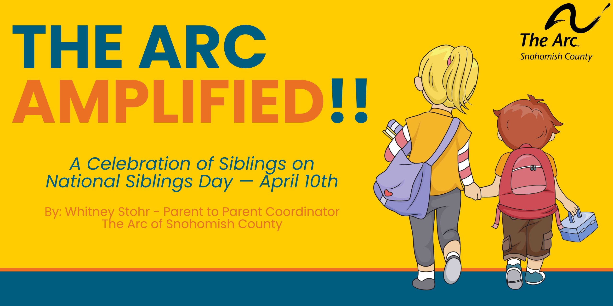 April 10th National Sibling Day The Arc Amplified