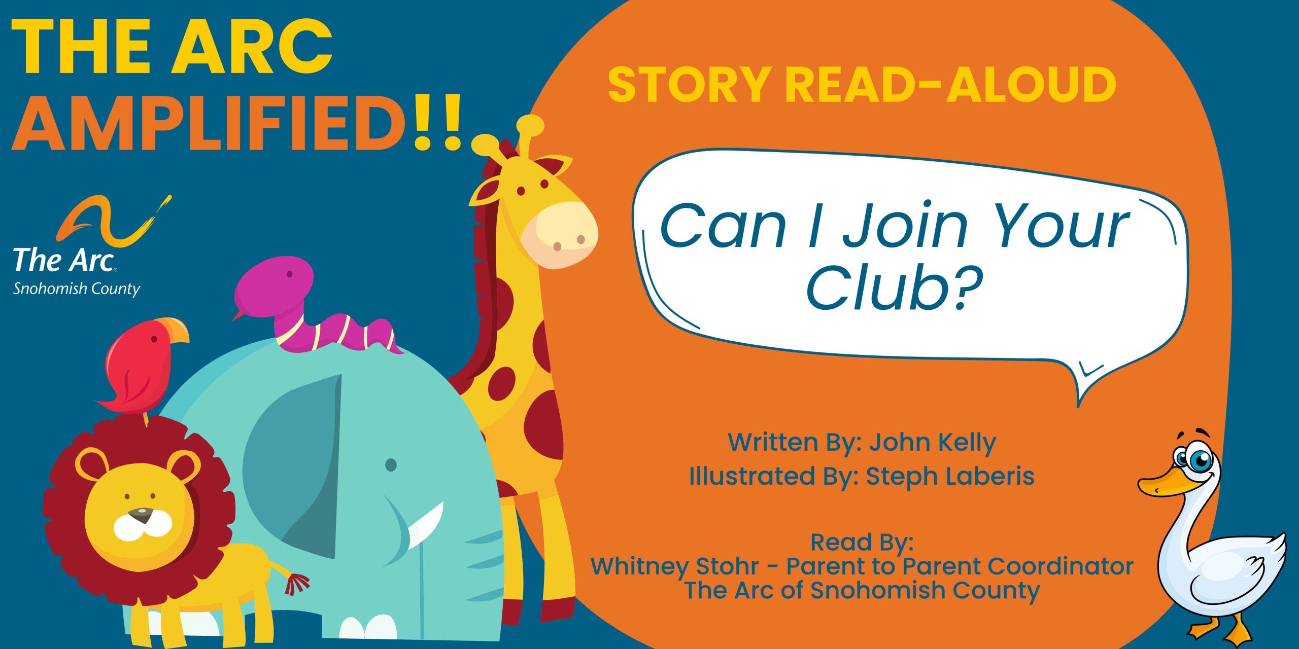 Read Aloud Can I join Your Club The Arc Amplified