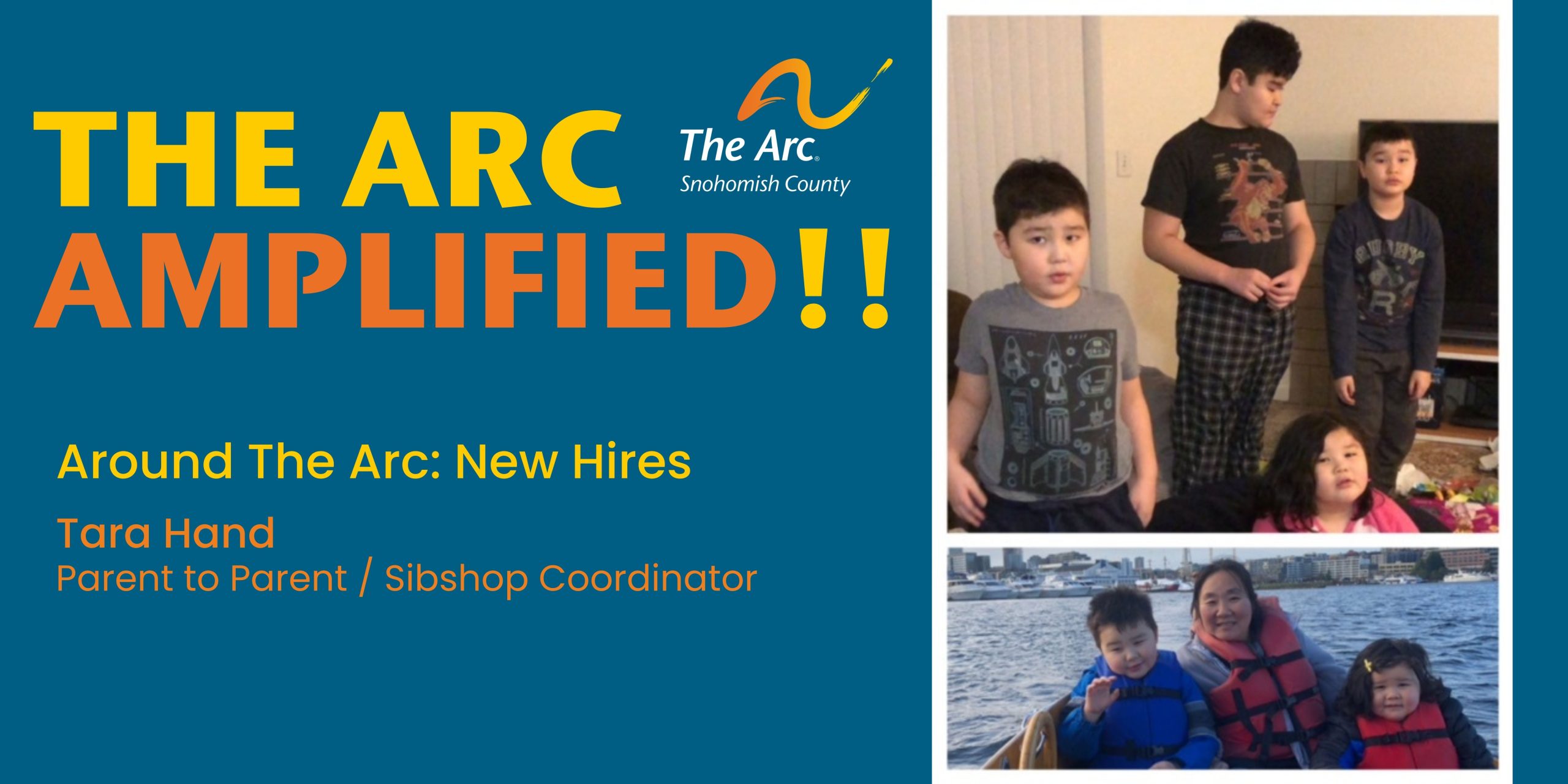 The Arc Amplified New Staff. Tara Hand