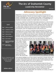 LeadershipNewsletter2019 Issue 1 Page 1